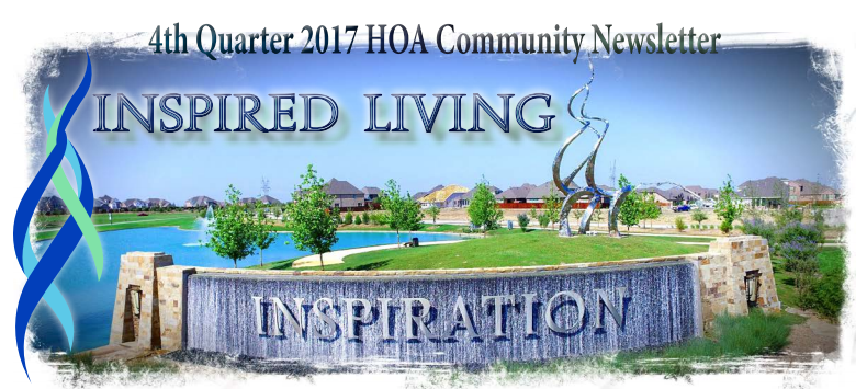 Inspired Living: Inspiration’s Quarterly HOA Newsletter